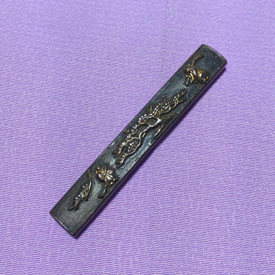 小柄　高砂　老夫婦と松　長寿　赤銅？