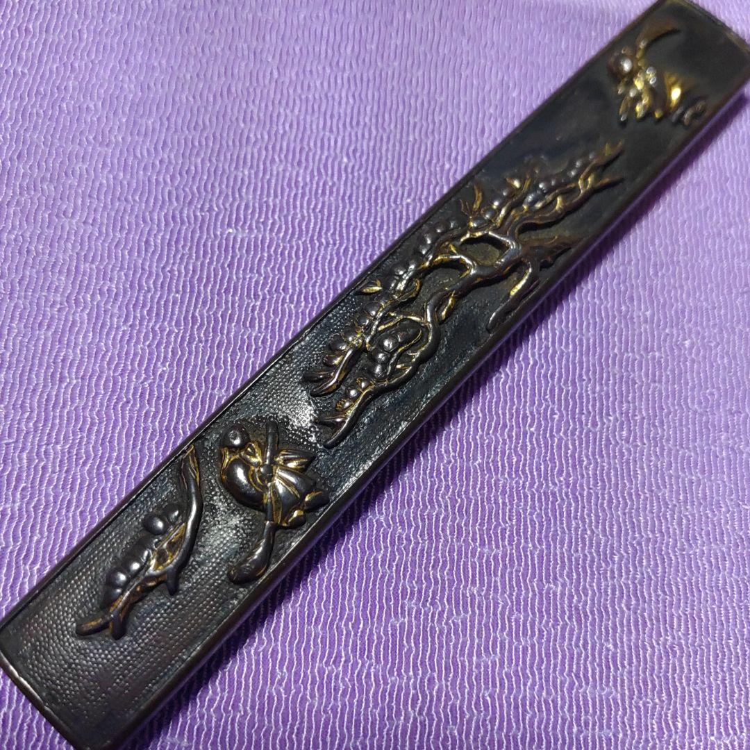 小柄　高砂　老夫婦と松　長寿　赤銅？