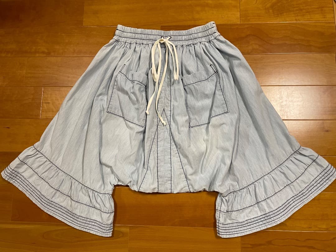 タオ コムデギャルソン サルエル パンツ XS/ブルー