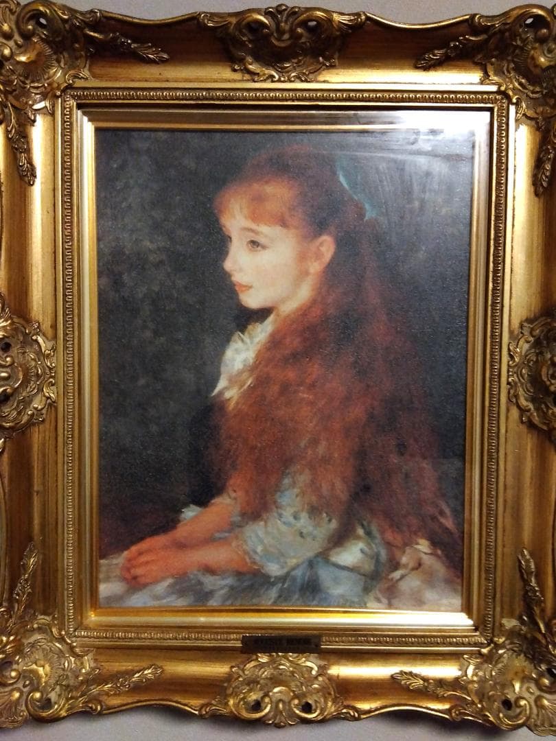 ルノワール 可愛いイレーヌ嬢 銀座トップアート 美術品 複製画 ダンヴェール嬢