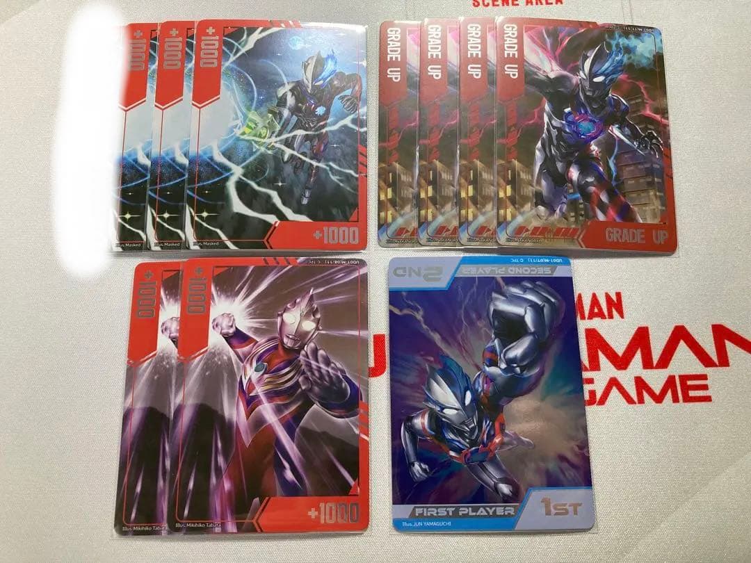 ウルトラマンカードゲーム スペシャルマーカー ティガ ブレーザー 10枚セット