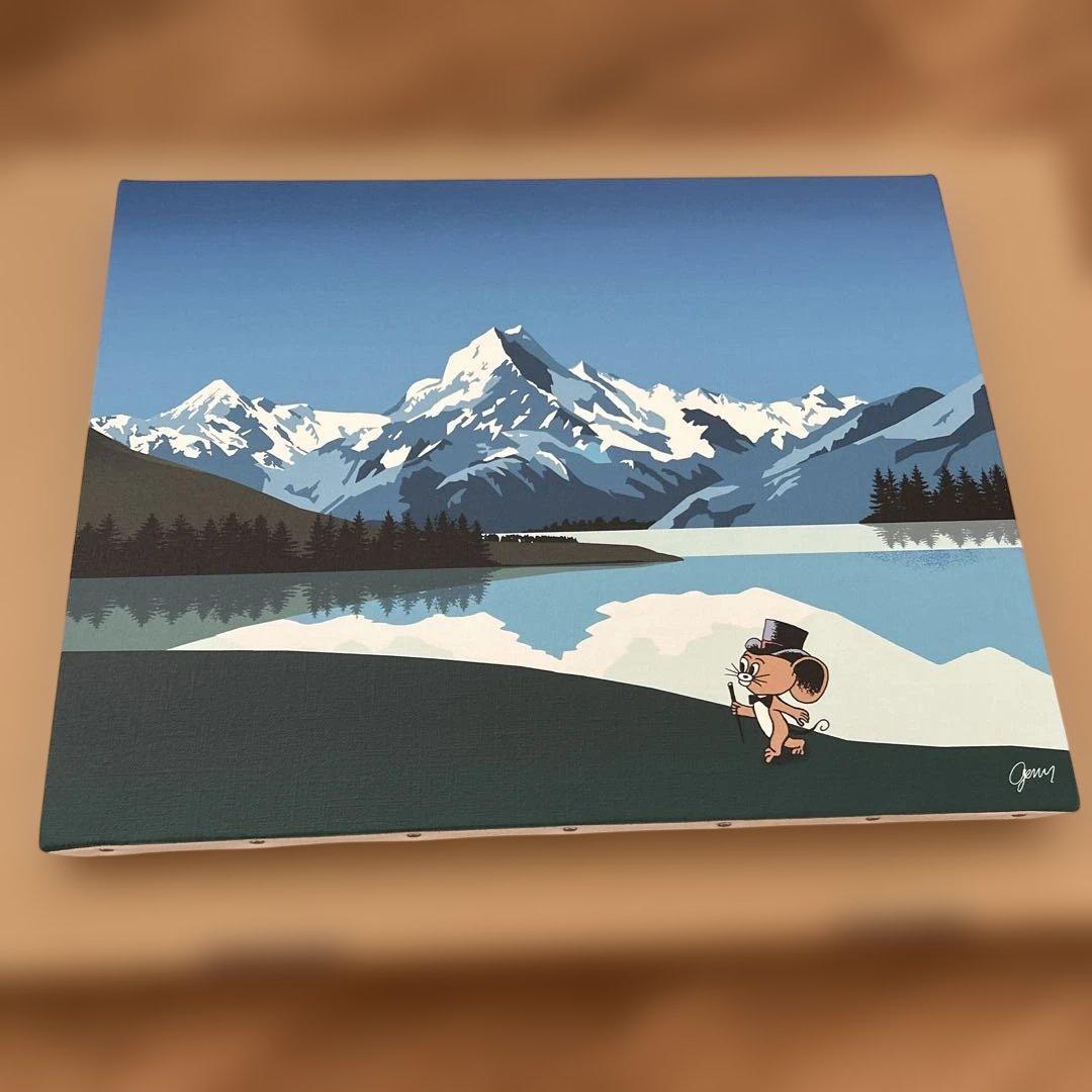 【値下げしました】ジェリー鵜飼　キャンバスアート　#2 blue