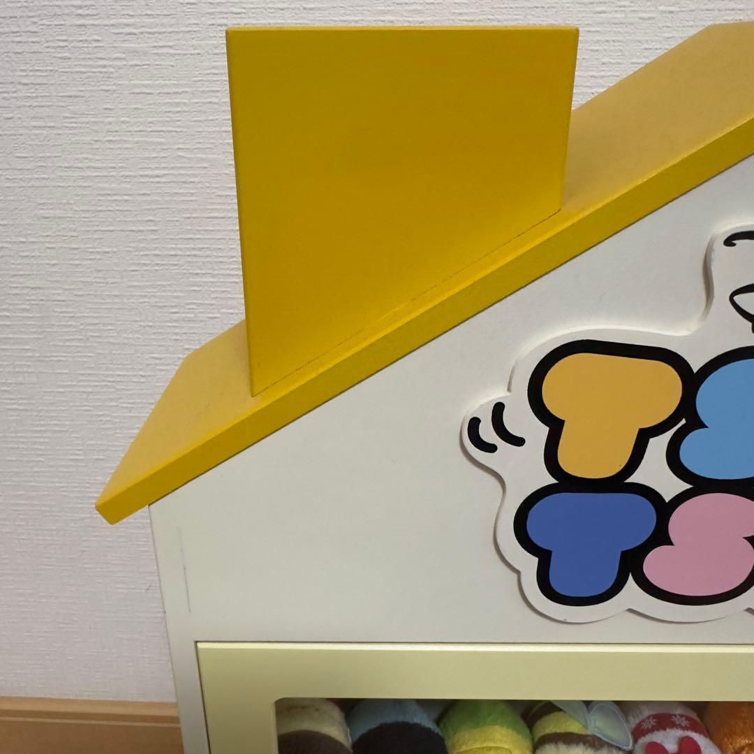 ツムツムぬいぐるみ収納ケース　黄色　ツムツム付き