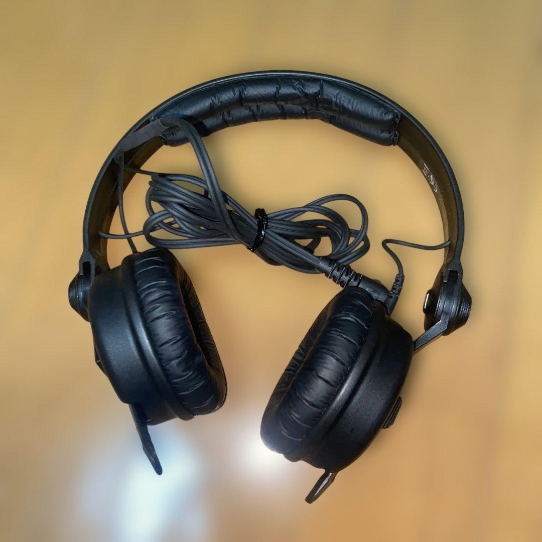 Sennheiser HD25 ブラック ヘッドホン イヤーパッドほぼ新品