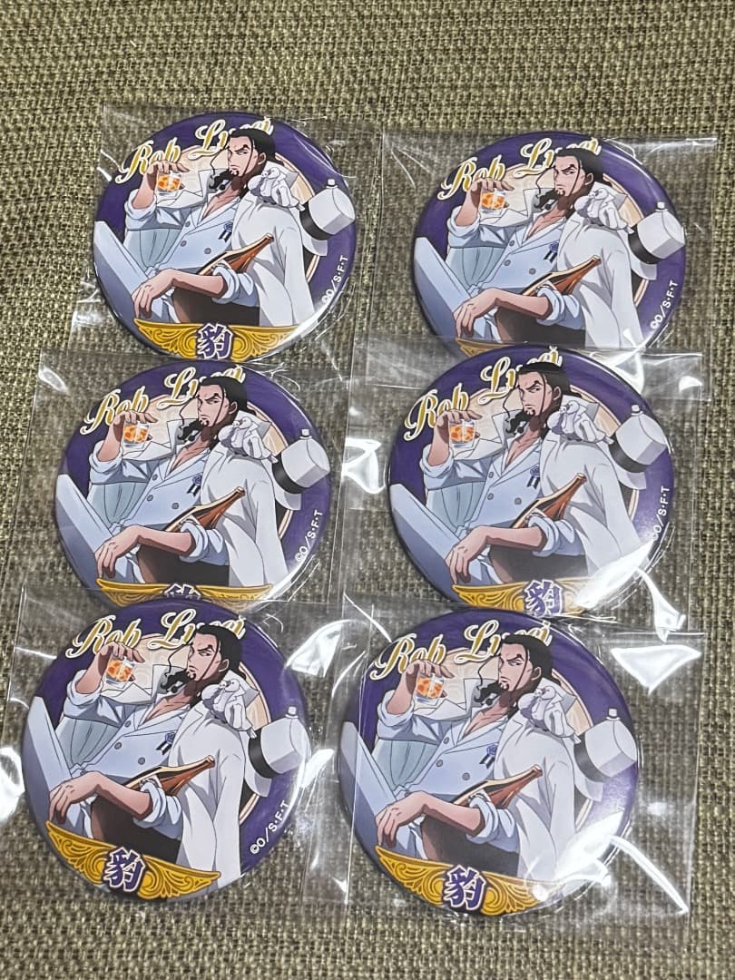 ワンピース 輩缶バッジ ロブ・ルッチ gourmet