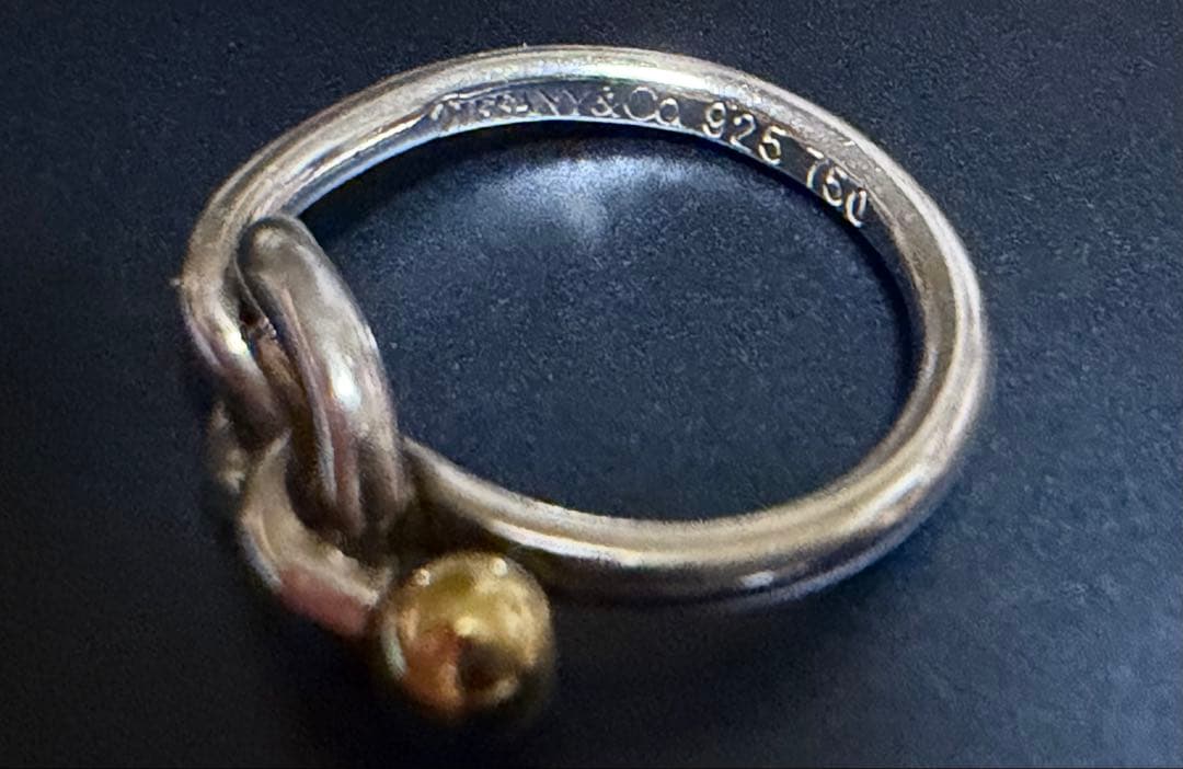 Tiffany & Co. ラブノットリング 9号
