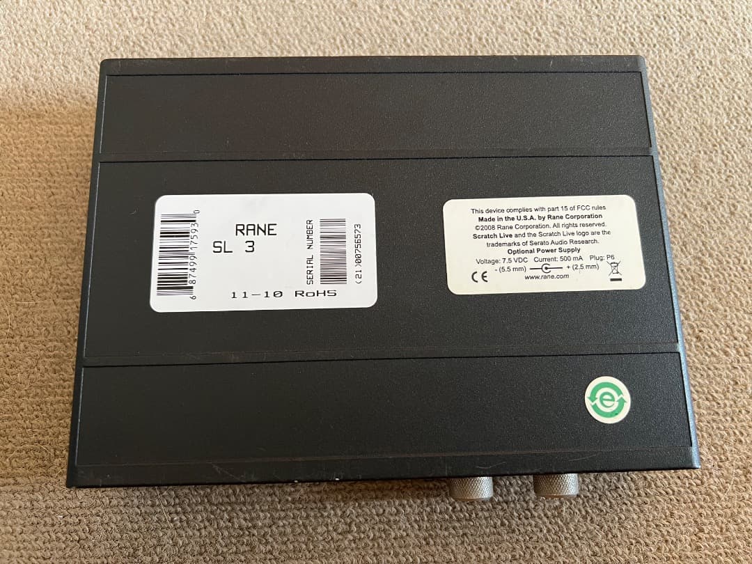 値引⭐︎美品⭐︎RANE SL3 DJインターフェース : SCRATCH LIVE