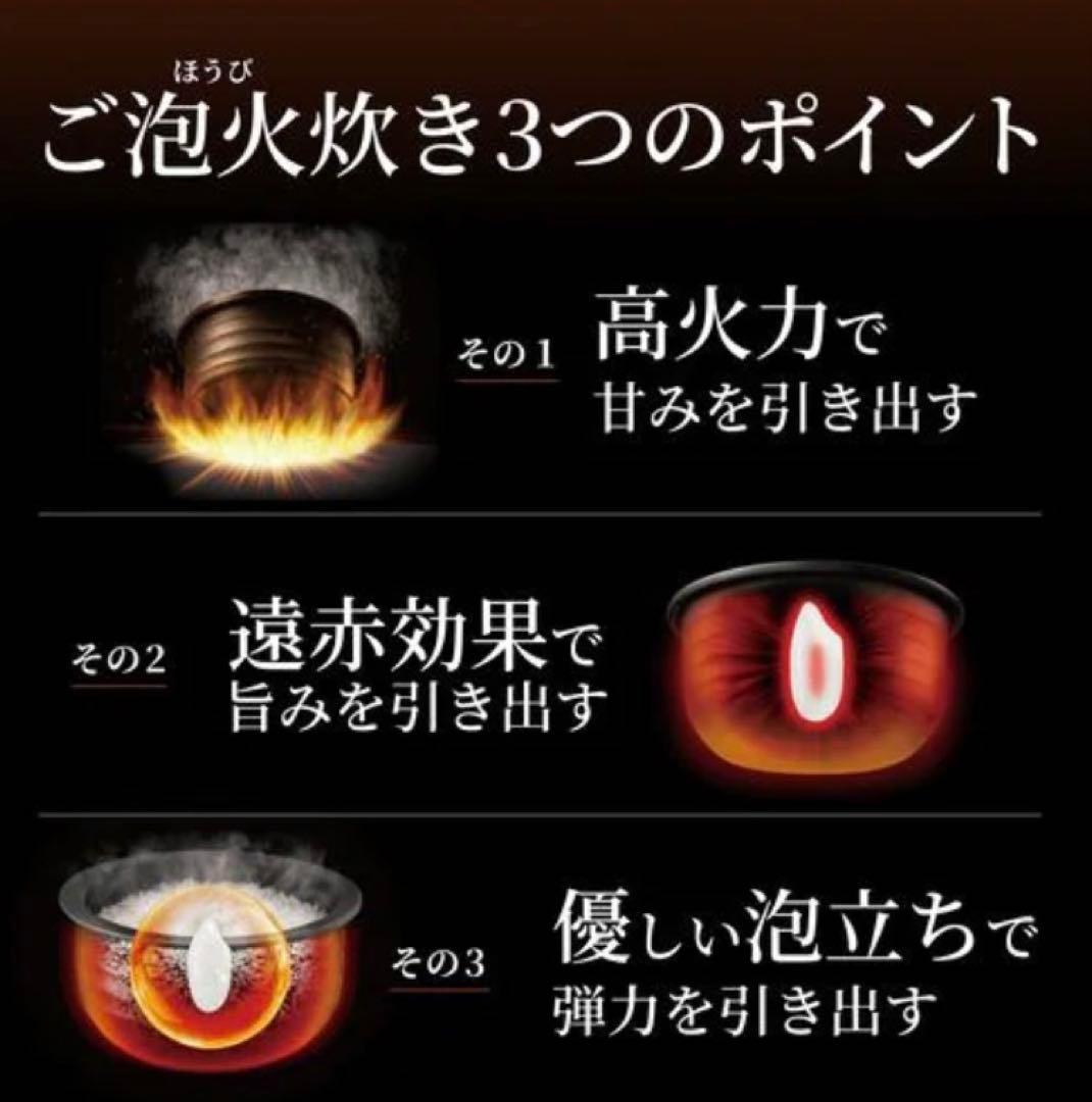 タイガー魔法瓶 JPL-T100 土鍋圧力IHジャー炊飯器土鍋ご泡火炊き5.5合