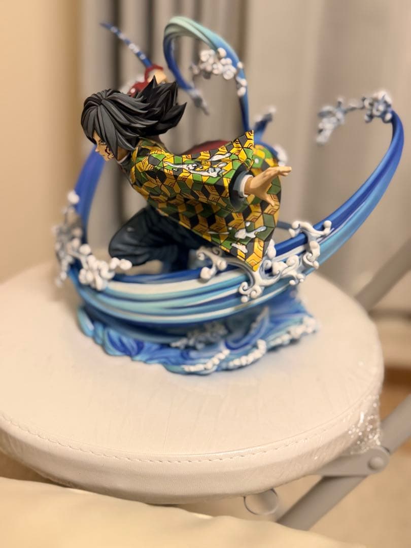 鬼滅の刃 アニプレックス1/8スケールフィギュア　富岡義勇　リペイント＋映画特典