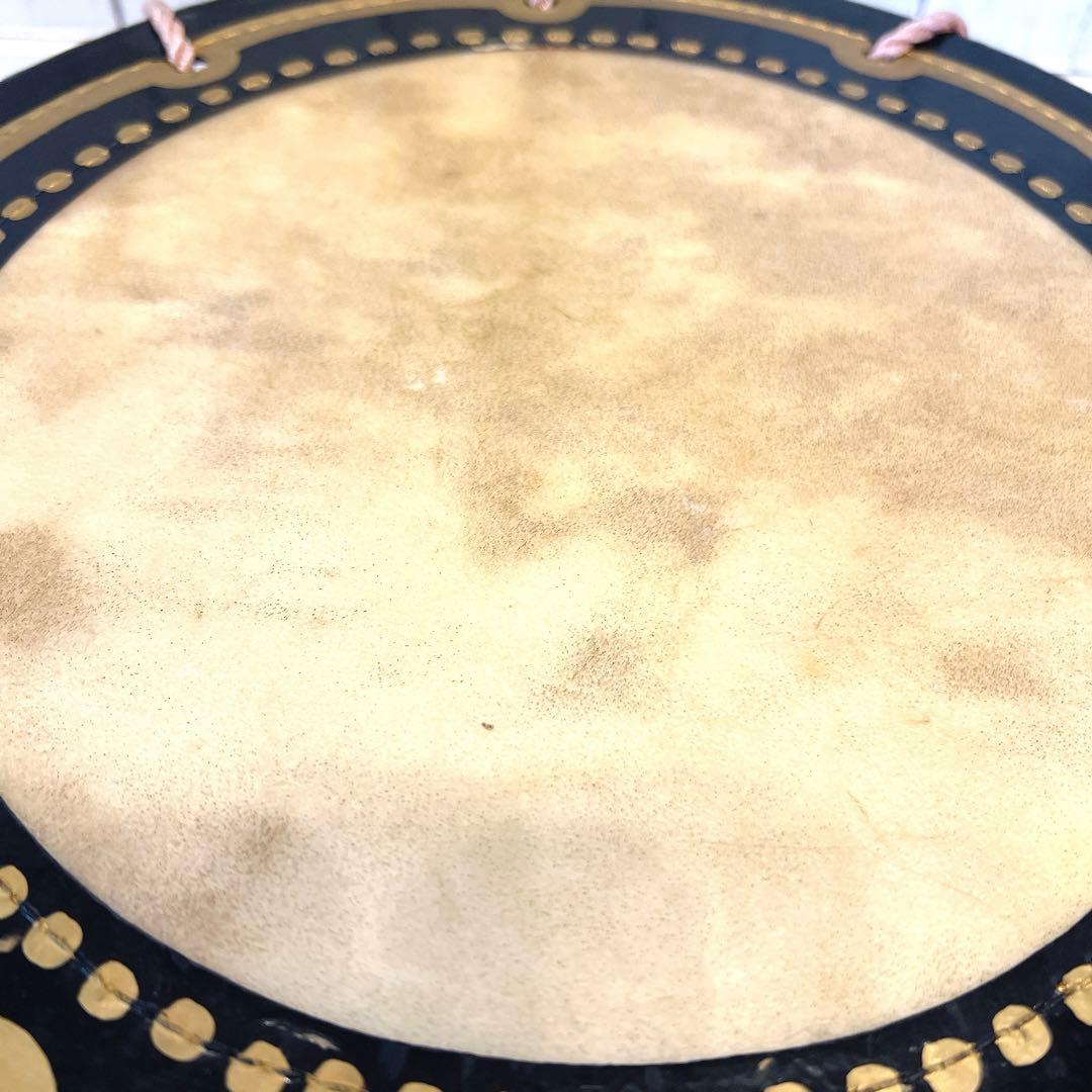 【良品】締め太鼓　30cm×15cm 打楽器　和太鼓