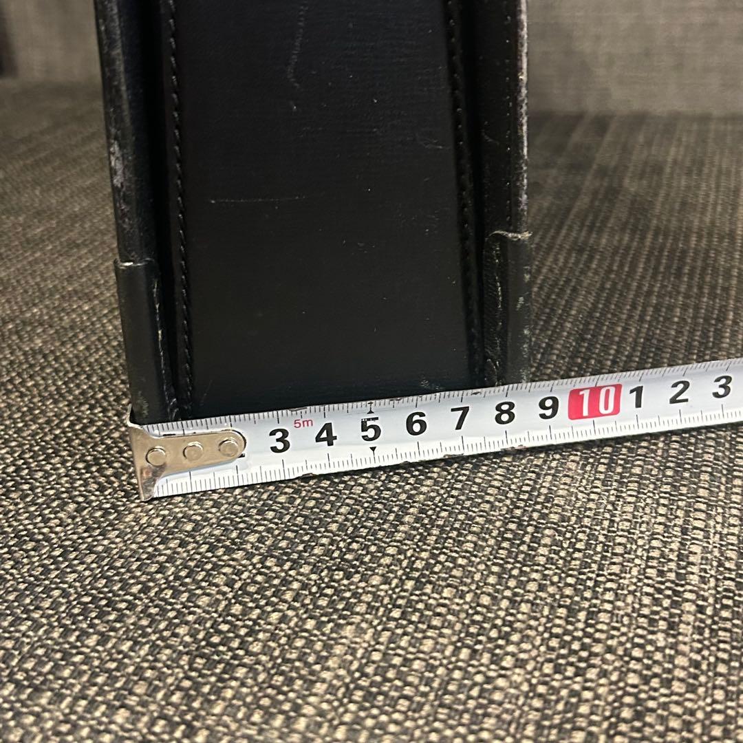 レザー ビジネスブリーフケース 黒