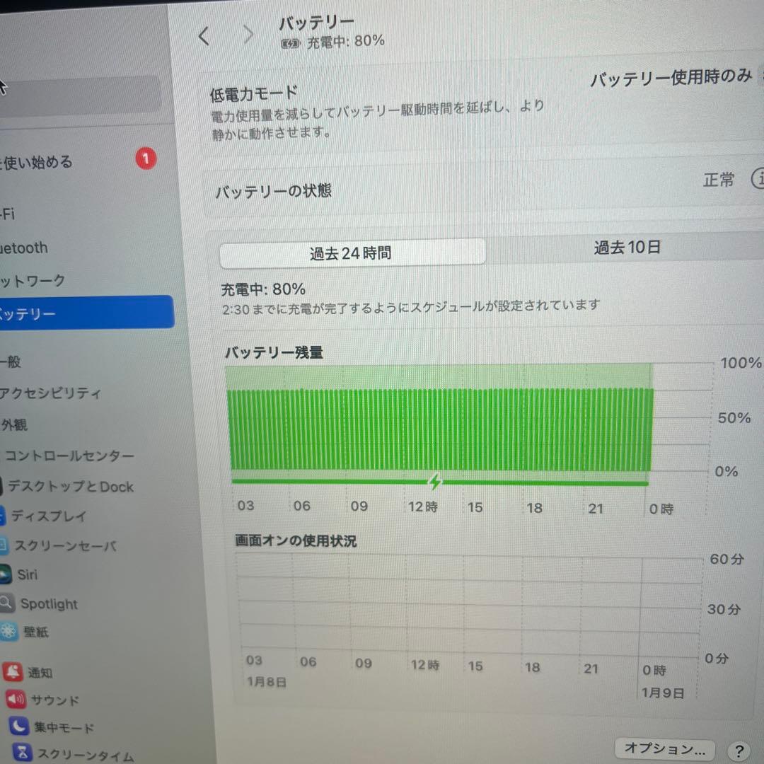 【バッテリー良好】MacBook Pro 2020 256GB 8GB