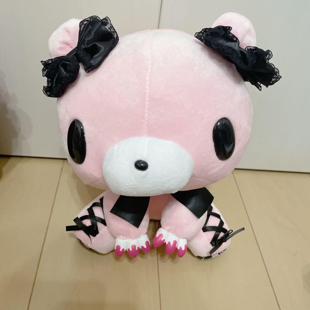 美品グルーミー　ぬいぐるみ　地雷系　ゴスロリ