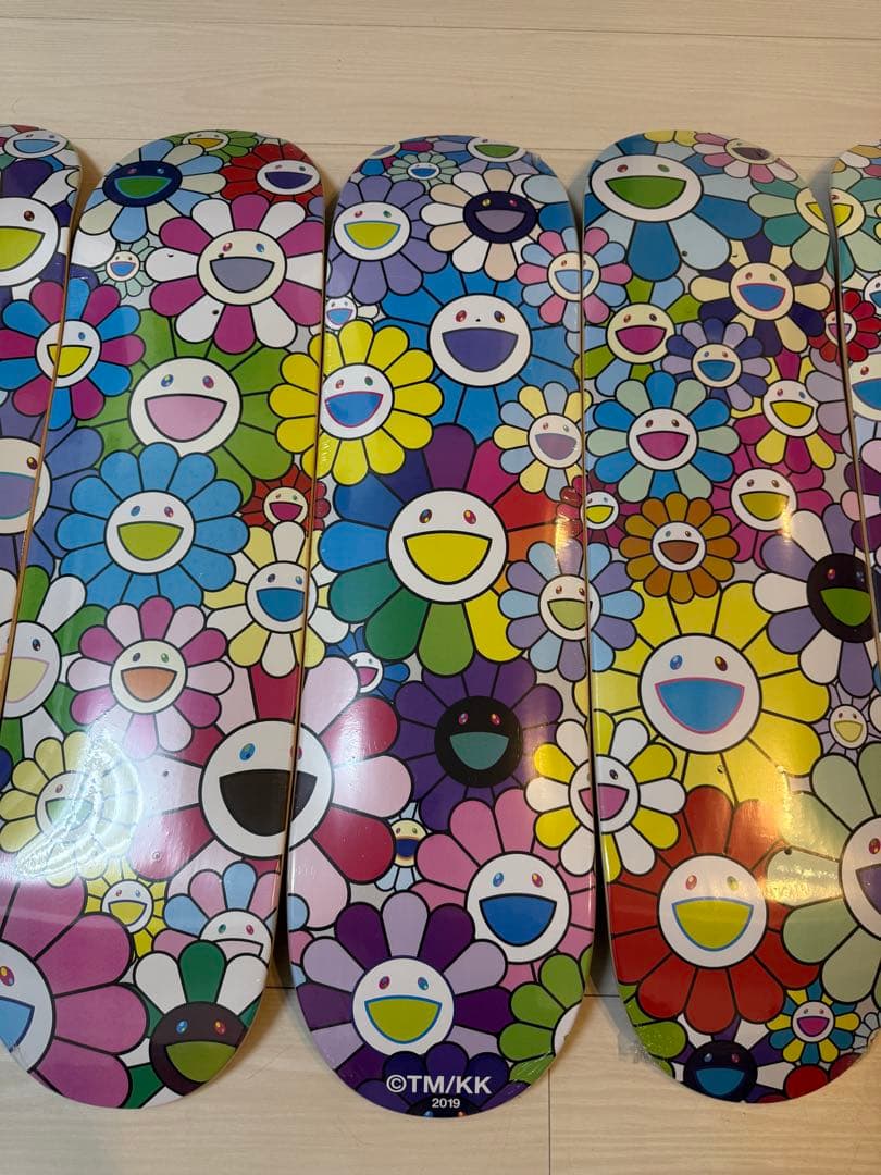 Flower Skateboard Deck 5枚 Set 村上隆