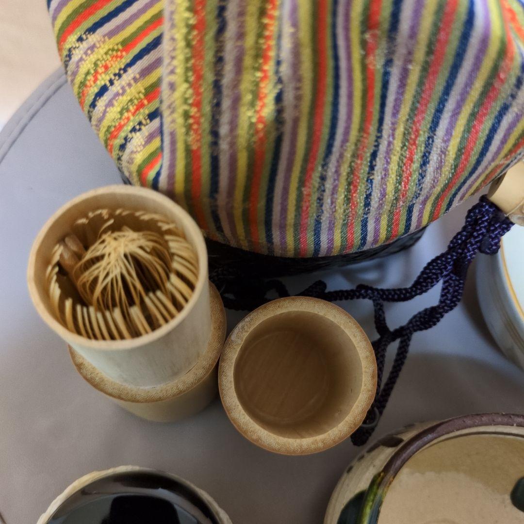 野点茶籠セット 野点 野点籠 　茶籠 茶道具