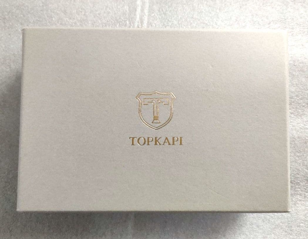 【新品未使用】TOPKAPI トプカピ　レザー二つ折り財布