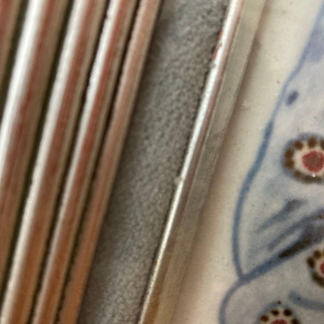 陶芸家　陶板画　額縁入り　壁掛け　作家物　陶板