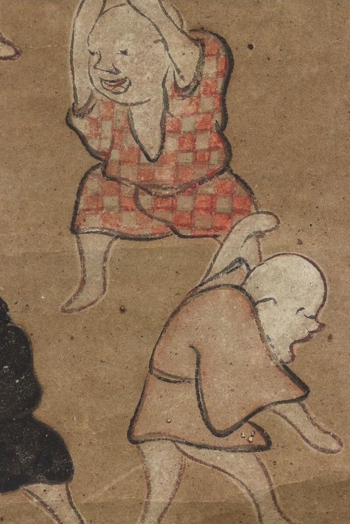 尾形光琳写人物 酒井抱一発見？酒井抱一落款 酒井抱祝極め書 琳派