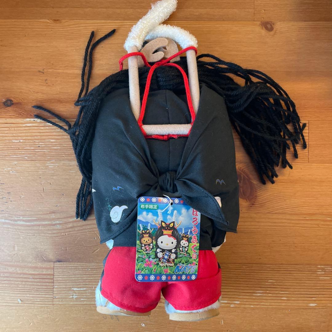 d*2様 値下げ　レア！ご当地キティ　岩手限定　なまはげver 約30cm