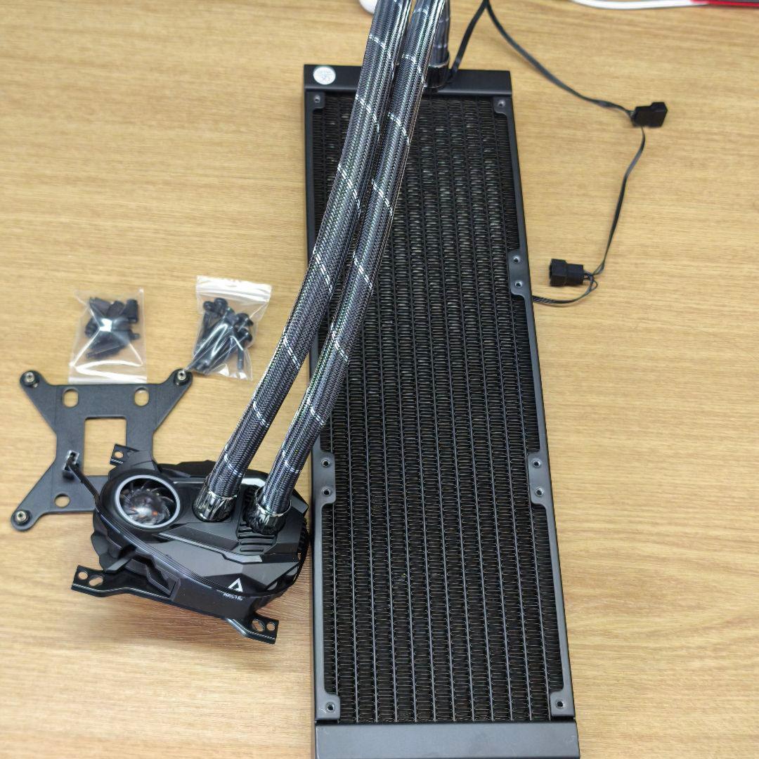 CPU、マザーボード、メモリ、簡易水冷セット