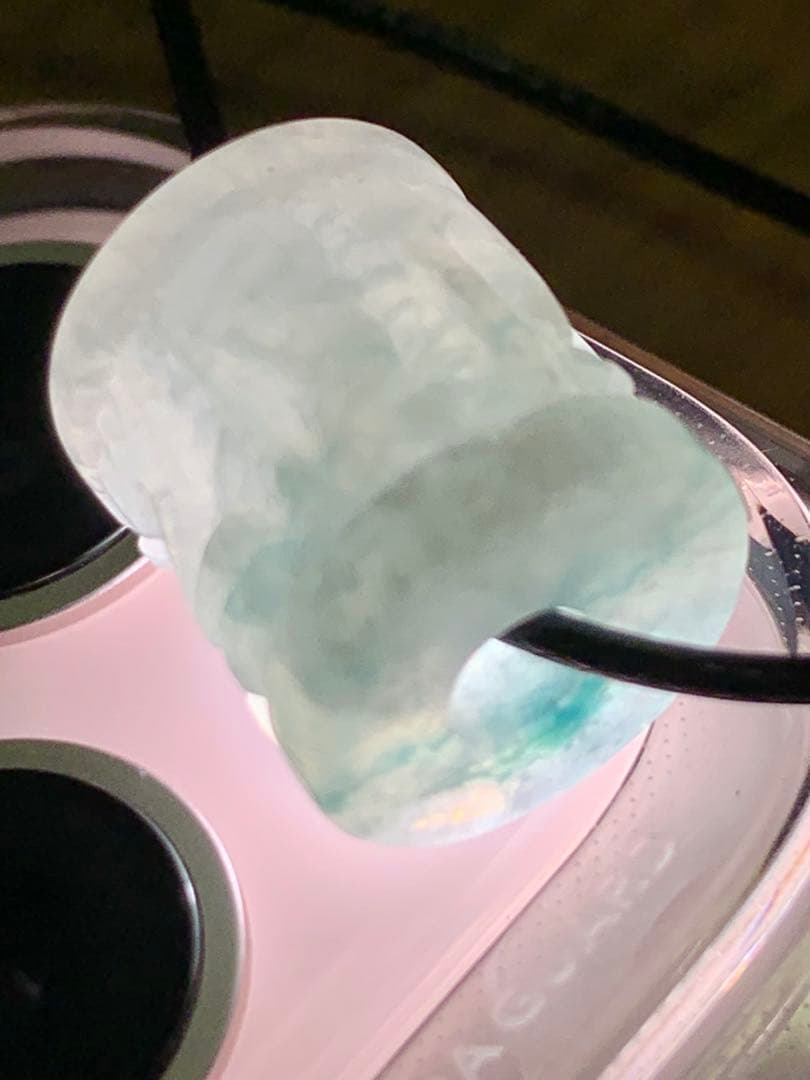 ☘本翡翠　氷種❄️六字真言　ルース⭐️路路通⭐️ネックレス　新品　0154