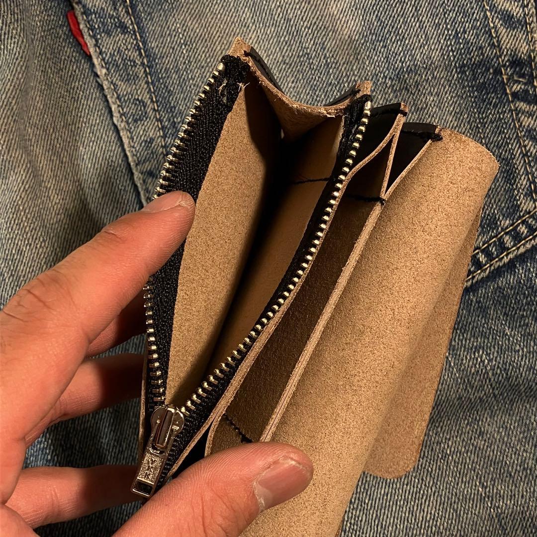 お札が折れない！ミドルトラッカーウォレット シルバー925 アポロコンチョ