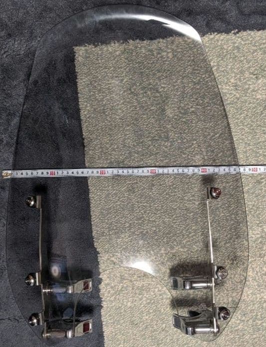 値下げ　ハーレー　純正　デタッチャブルシールド　超美品　49mm