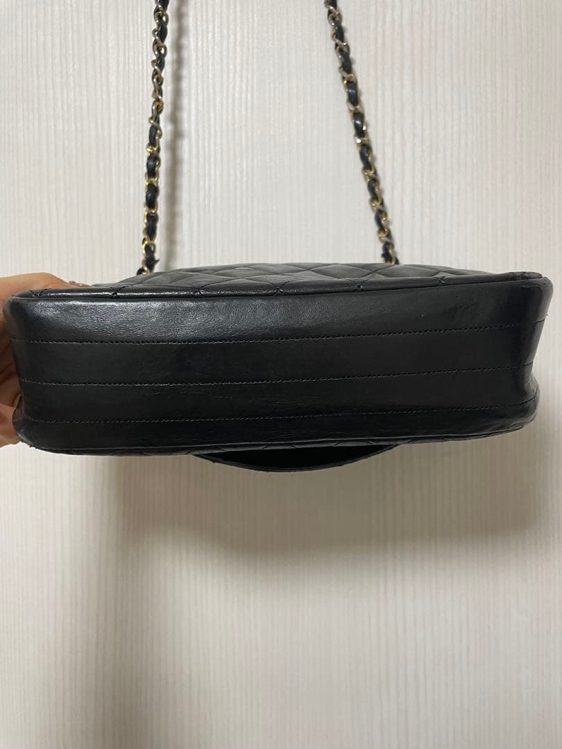 CHANEL 黒 キルティング ショルダーバッグ