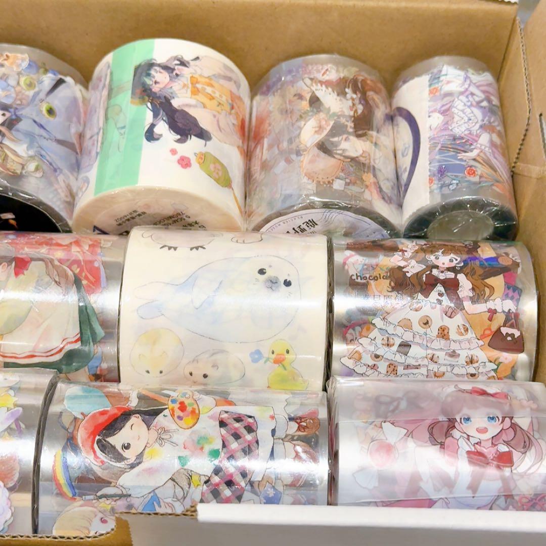 ユ*ナ様 【かわいい女の子セット】人物マステ 海外マステ 新品 13巻 まとめ売