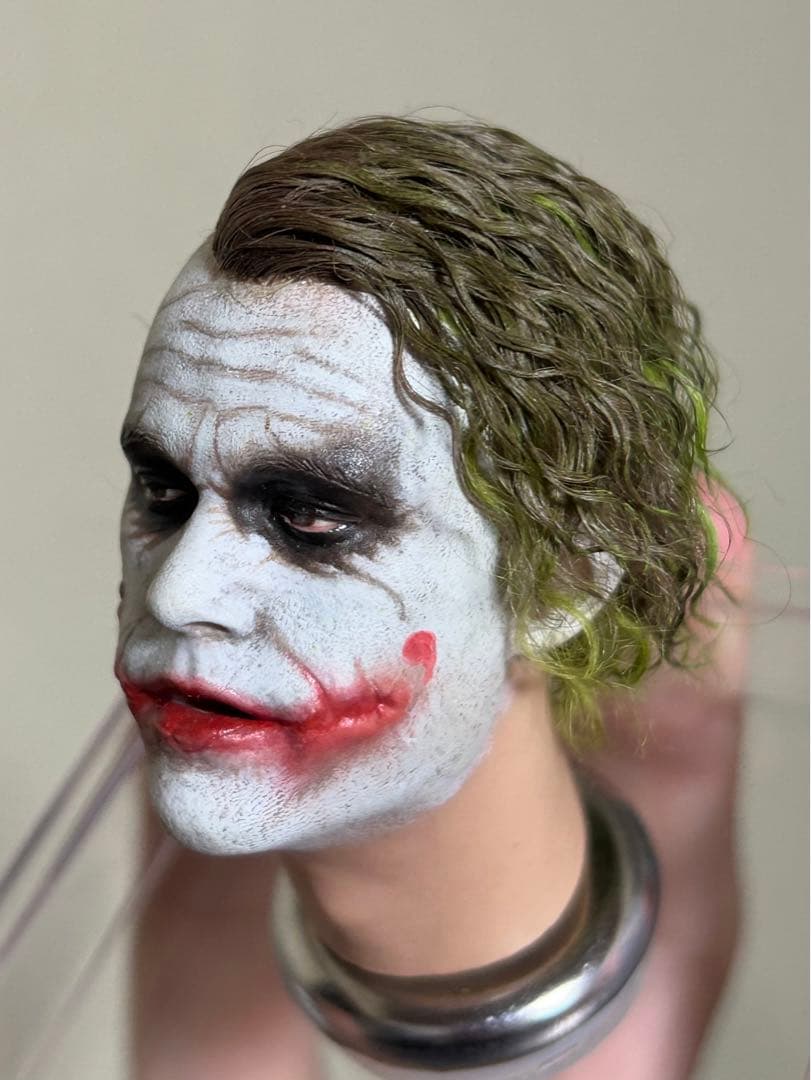 1/6 カスタム植毛ヘッド ダークナイト　ジョーカー 宴会Ver.