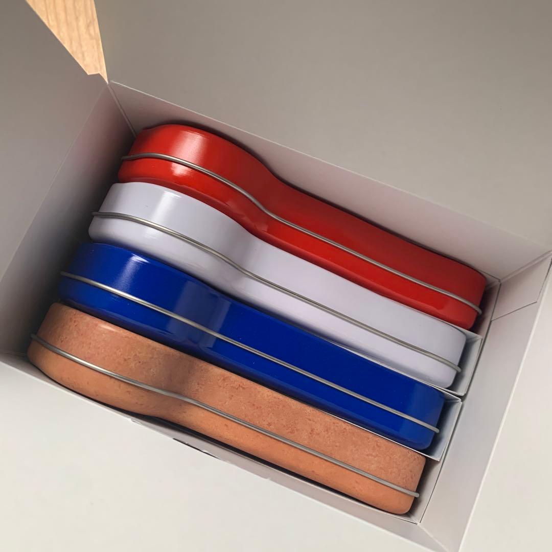 豊島屋 鳩の日限定 鳩サブレー 4缶セット 鳩もこトートバッグ　マフラータオル