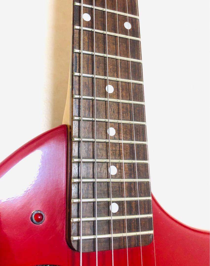 【美品】ZO-3 レッド アンプ内蔵ミニギター ヘッドフォン端子付 ぞうさん