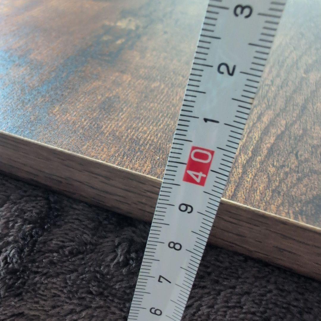 ヴィンテージ風ダークブラウン こたつテーブル ローテーブル 送料込