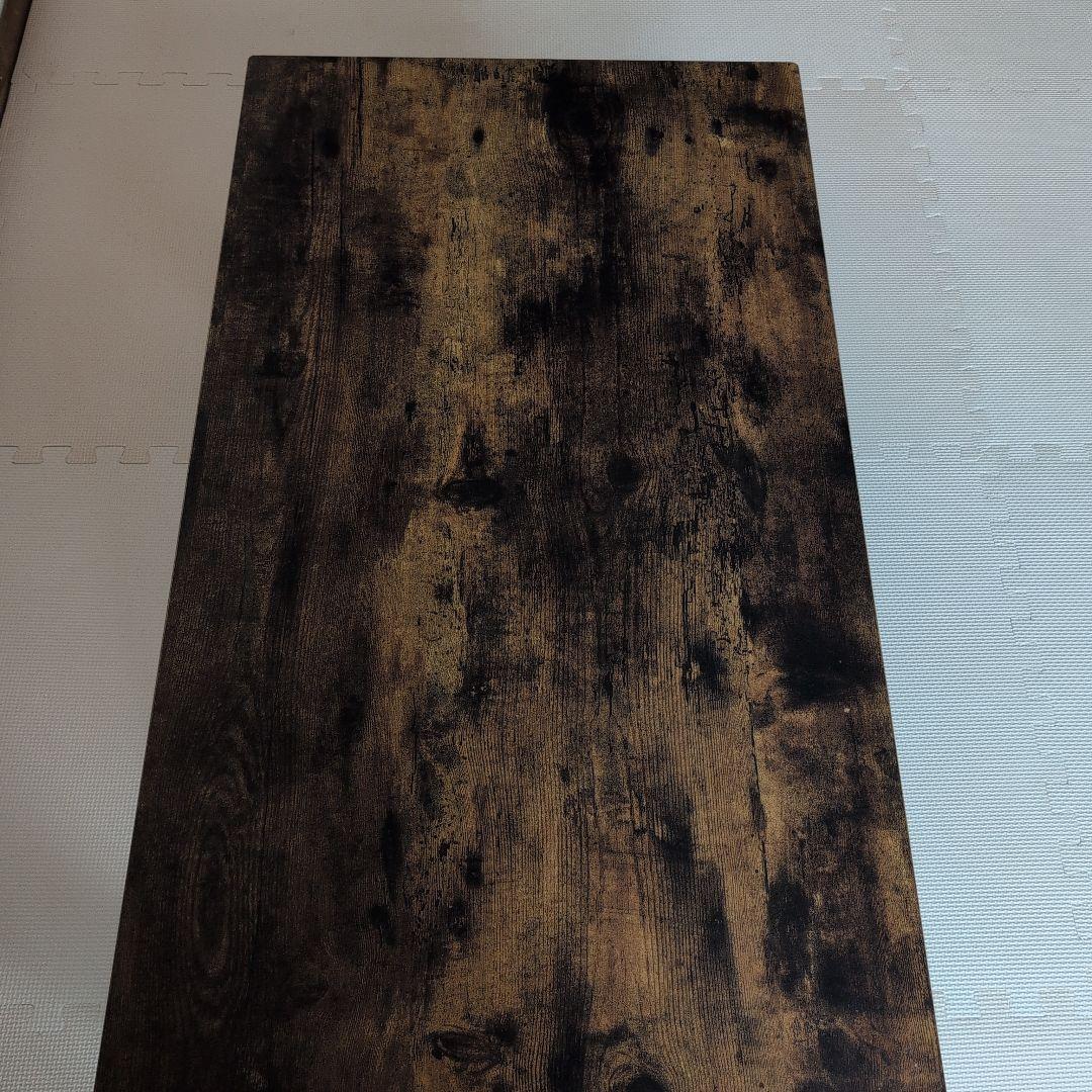 ヴィンテージ風ダークブラウン こたつテーブル ローテーブル 送料込