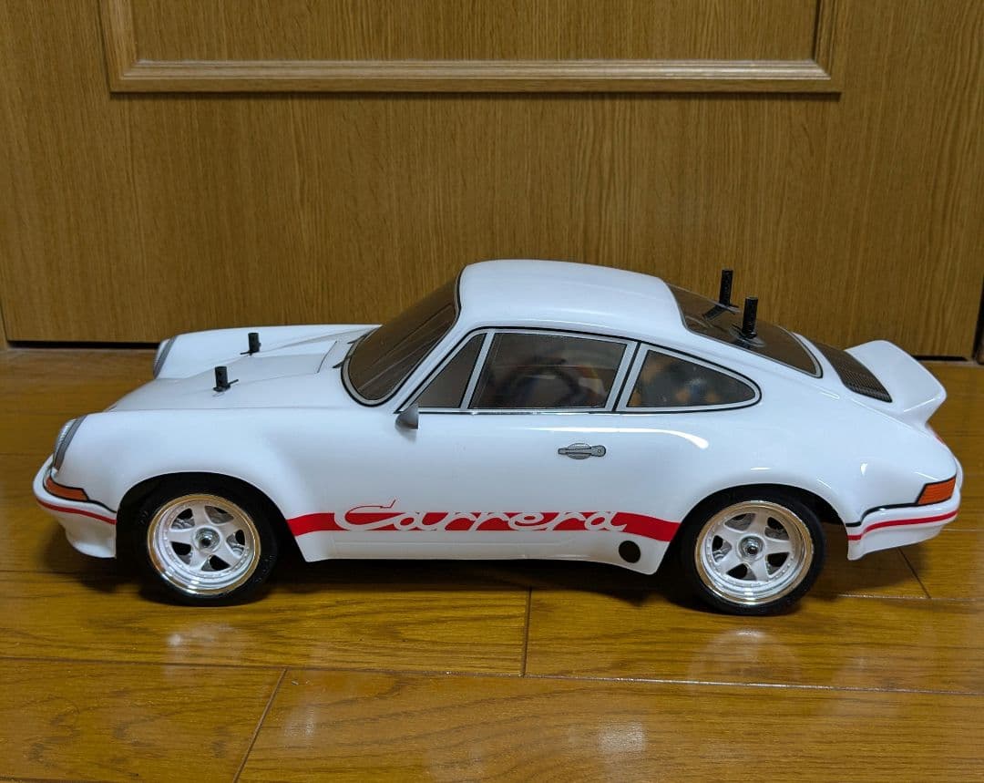 タミヤ　ポルシェボディ　TT-02　ホビーウイングESC ブラシレスモーター