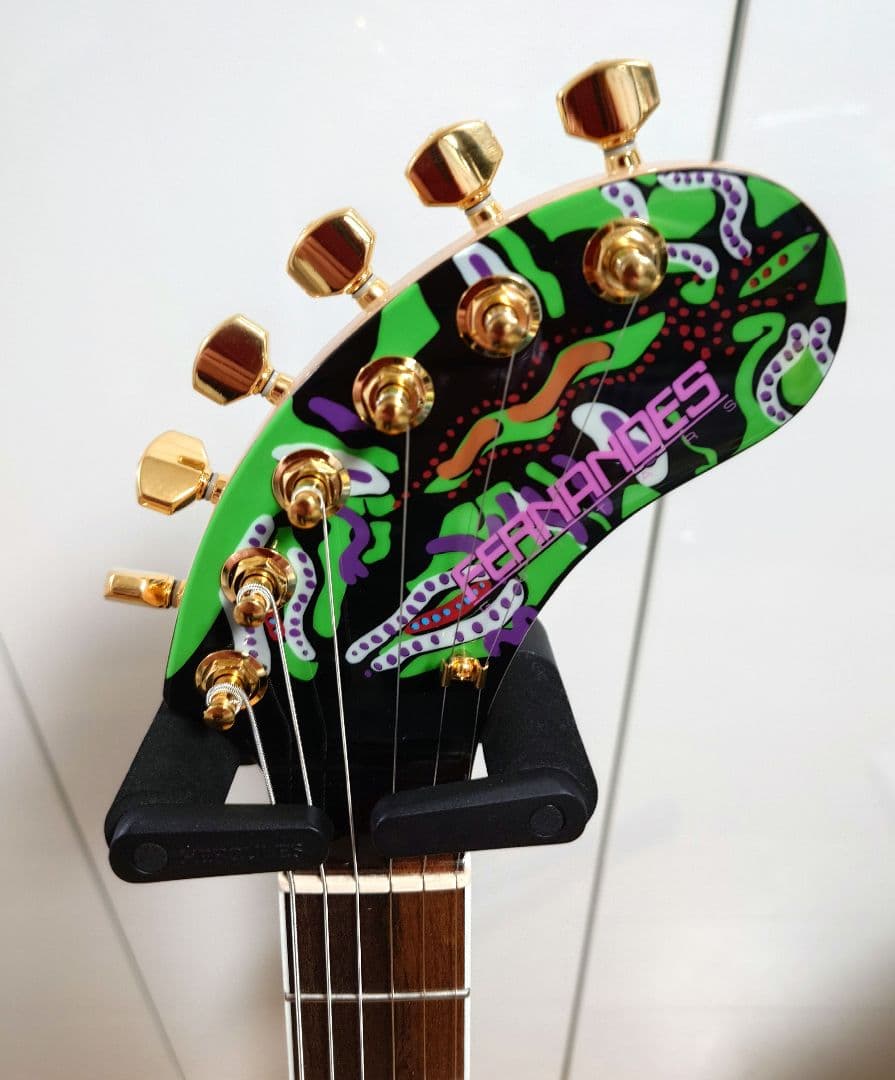 【19日迄値引】FERNANDES ZO-3 hide サイケ ハードケース付き