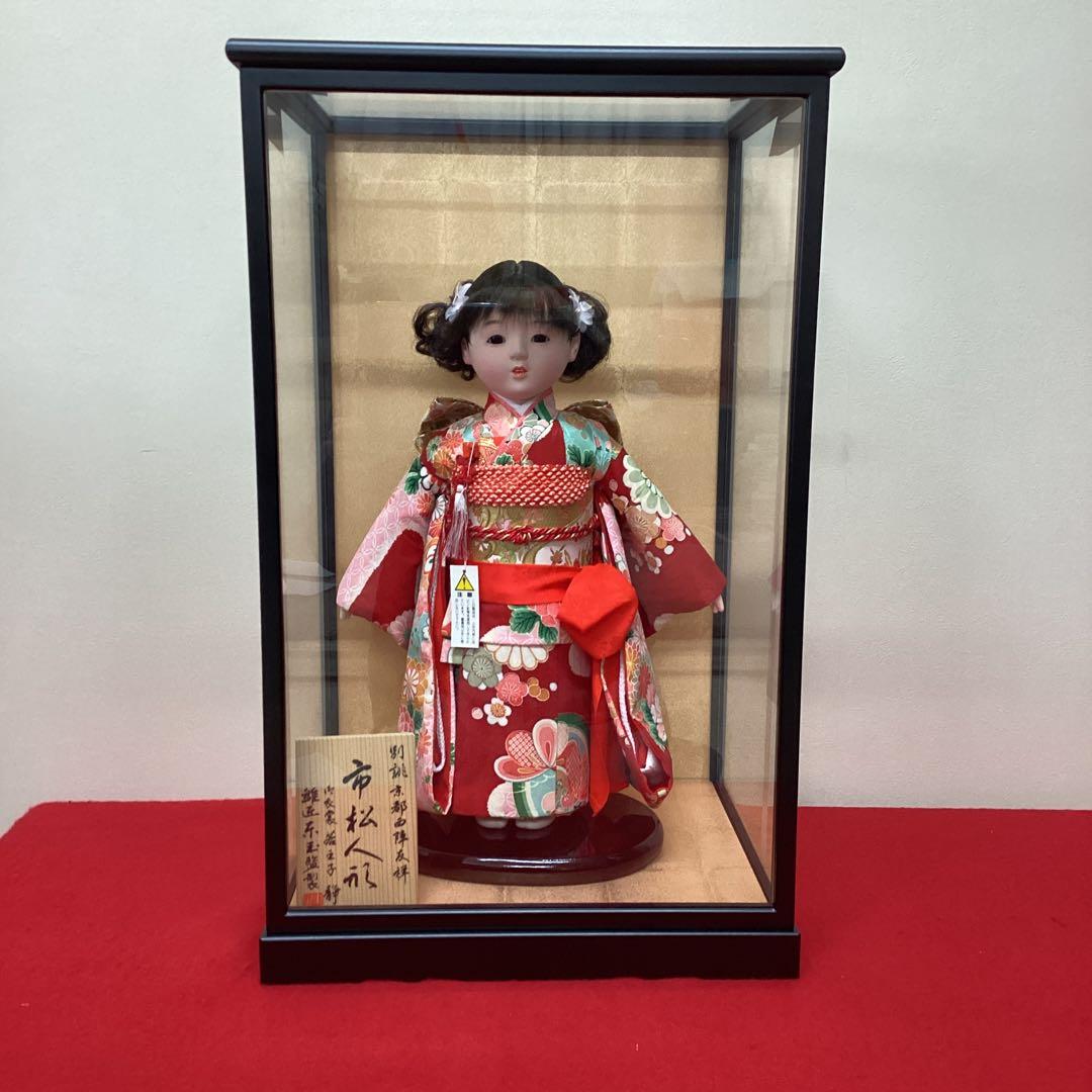 市松人形　愛ちゃん　10号サイズ　ケース付き　東玉