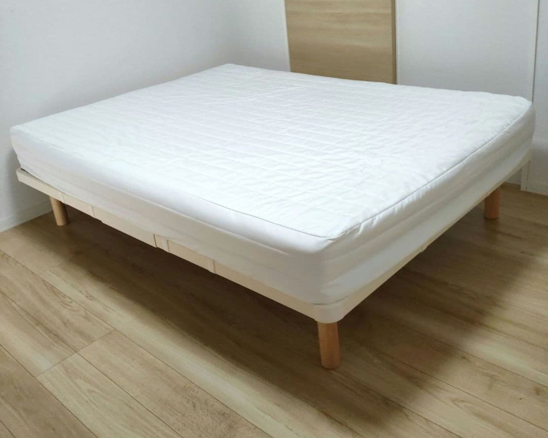 無印良品 脚付きマットレス 高密度ポケットコイル/ダブル