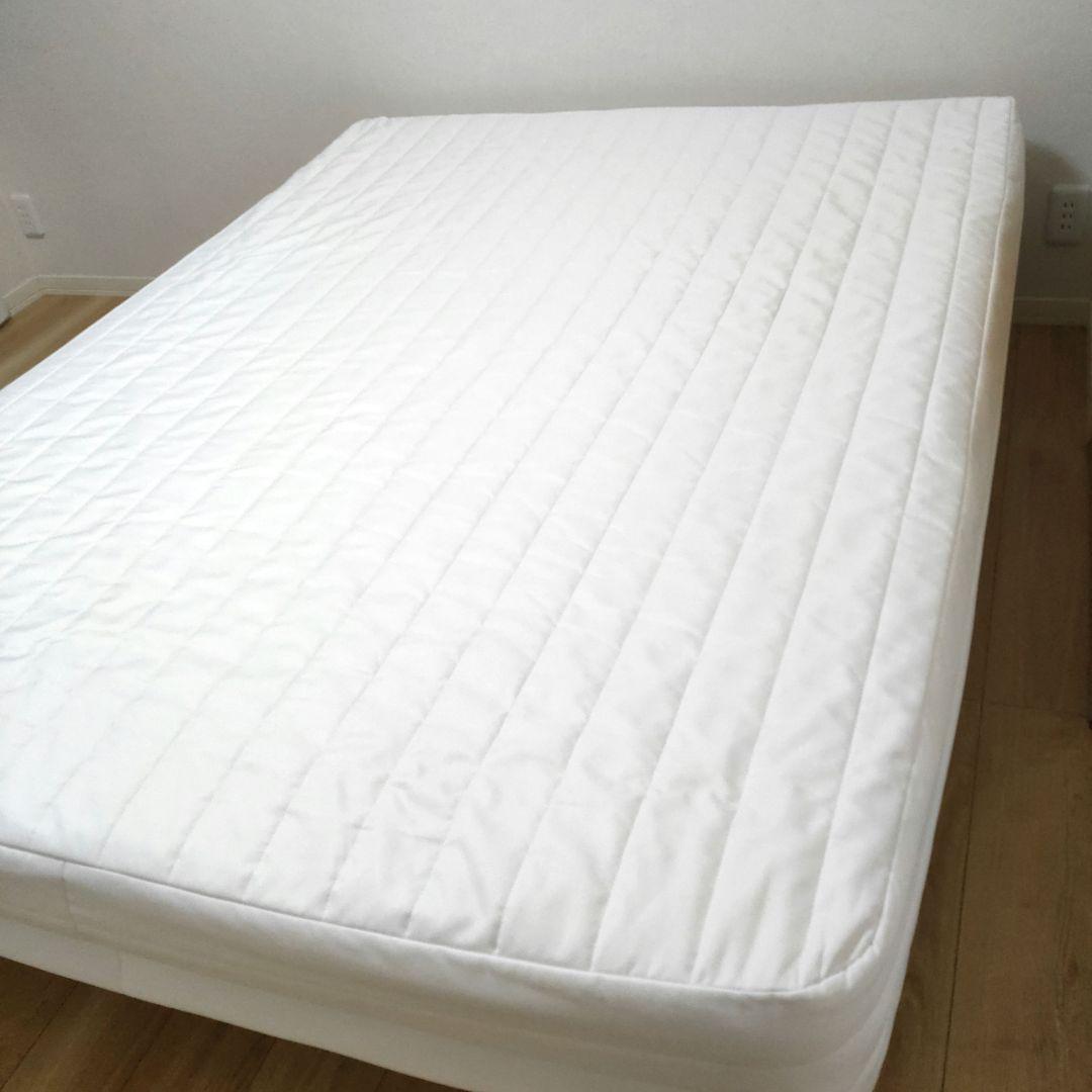 無印良品 脚付きマットレス 高密度ポケットコイル/ダブル