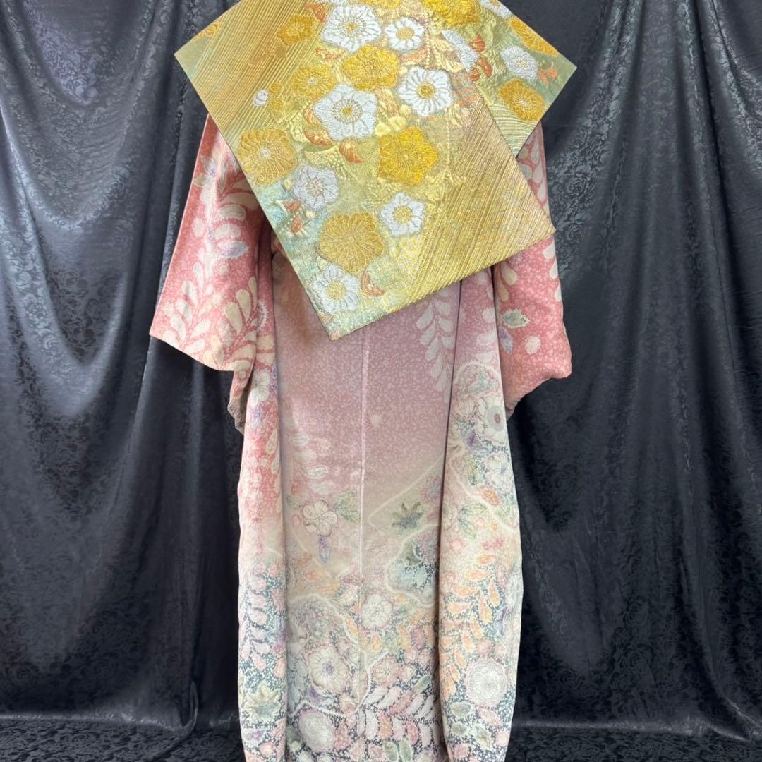 美品　辻ヶ花　辻が花　金通し　ぼかし　逸品　フルセット　振袖　振り袖