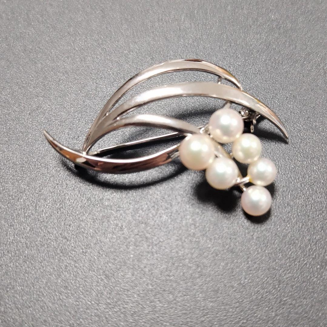 【美品】MIKIMOTO パール ブローチ