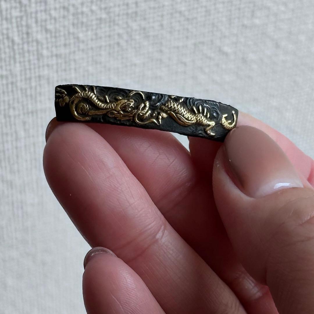 【専用です】日本刀装具　金龍一文字　瓦金　裏瓦　瓦金具