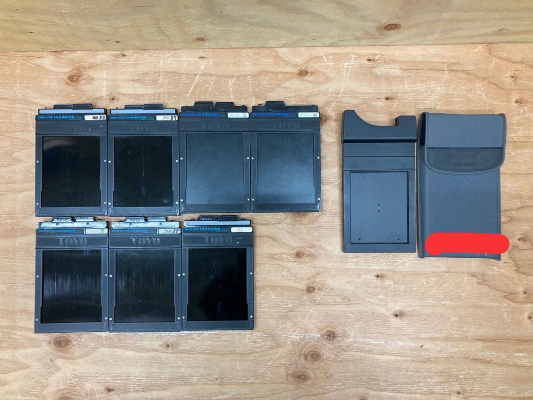 フィルムホルダー1個 TOYO 4×5 カットフィルムホルダー 7個 まとめ