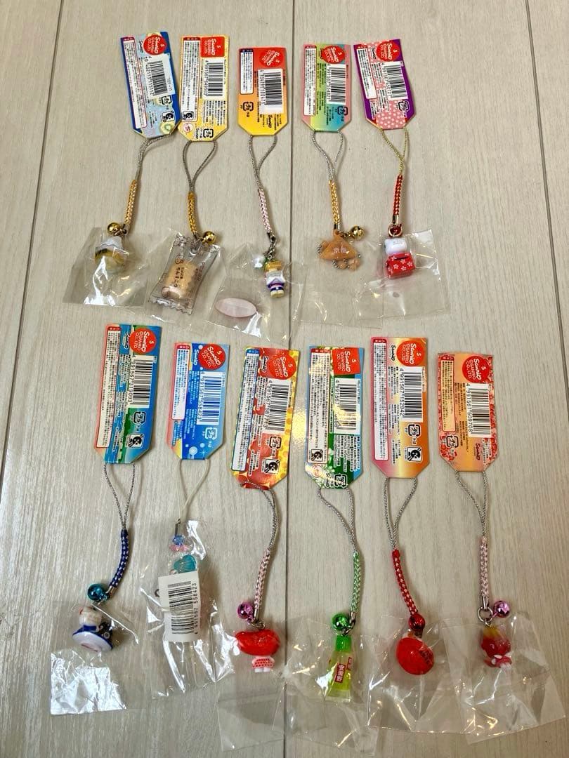 激レア◆新品未使用ご当地キティストラップまとめ売り36個セット根付けコレクション