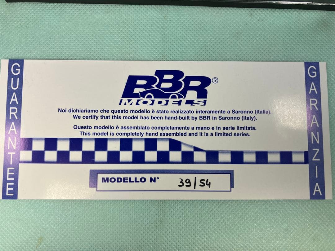 ＢＢＲ　マセラティ　クアトロポルテ　１９６５年　ダークブルー