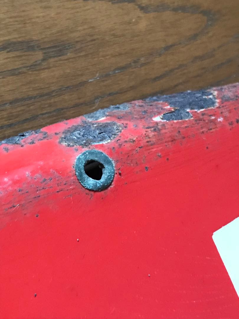 昭和レトロ　当時物 ホーロー看板（片面）大きな縦長 「味の素　品質本位」赤