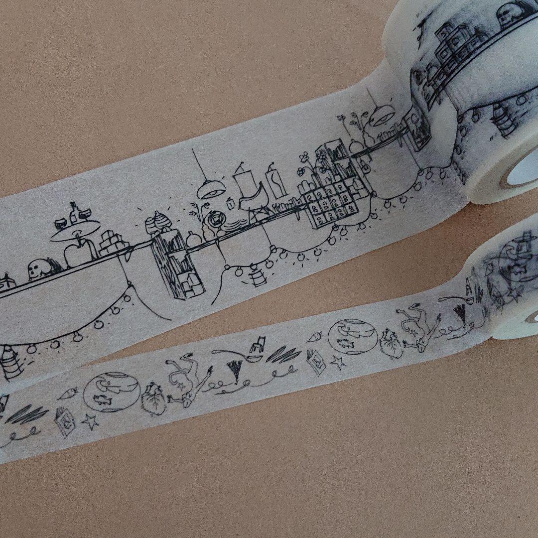 希少 レア マスキングテープ 2巻 バザー・エ・ガルド・モンジェ