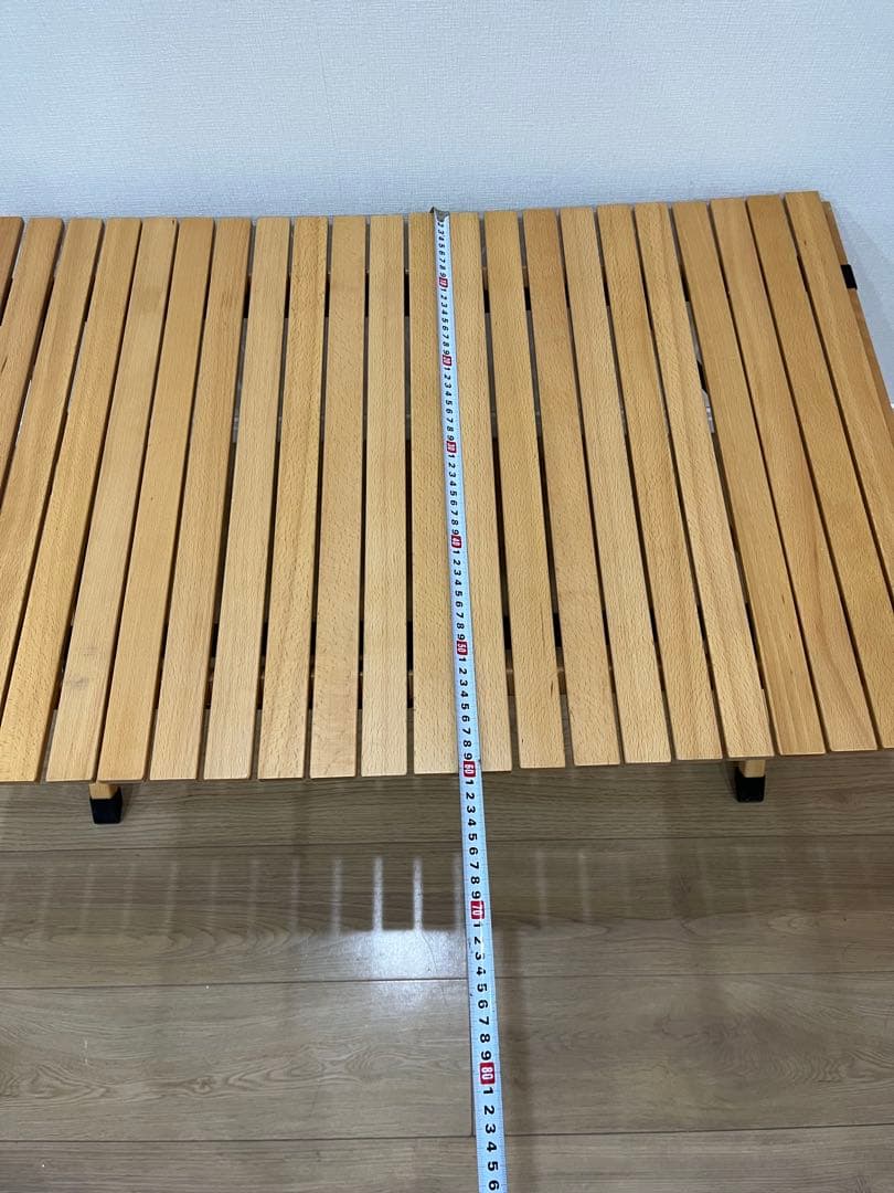 ハイランダー　ウッドロールトップテーブル3 ナチュラル90