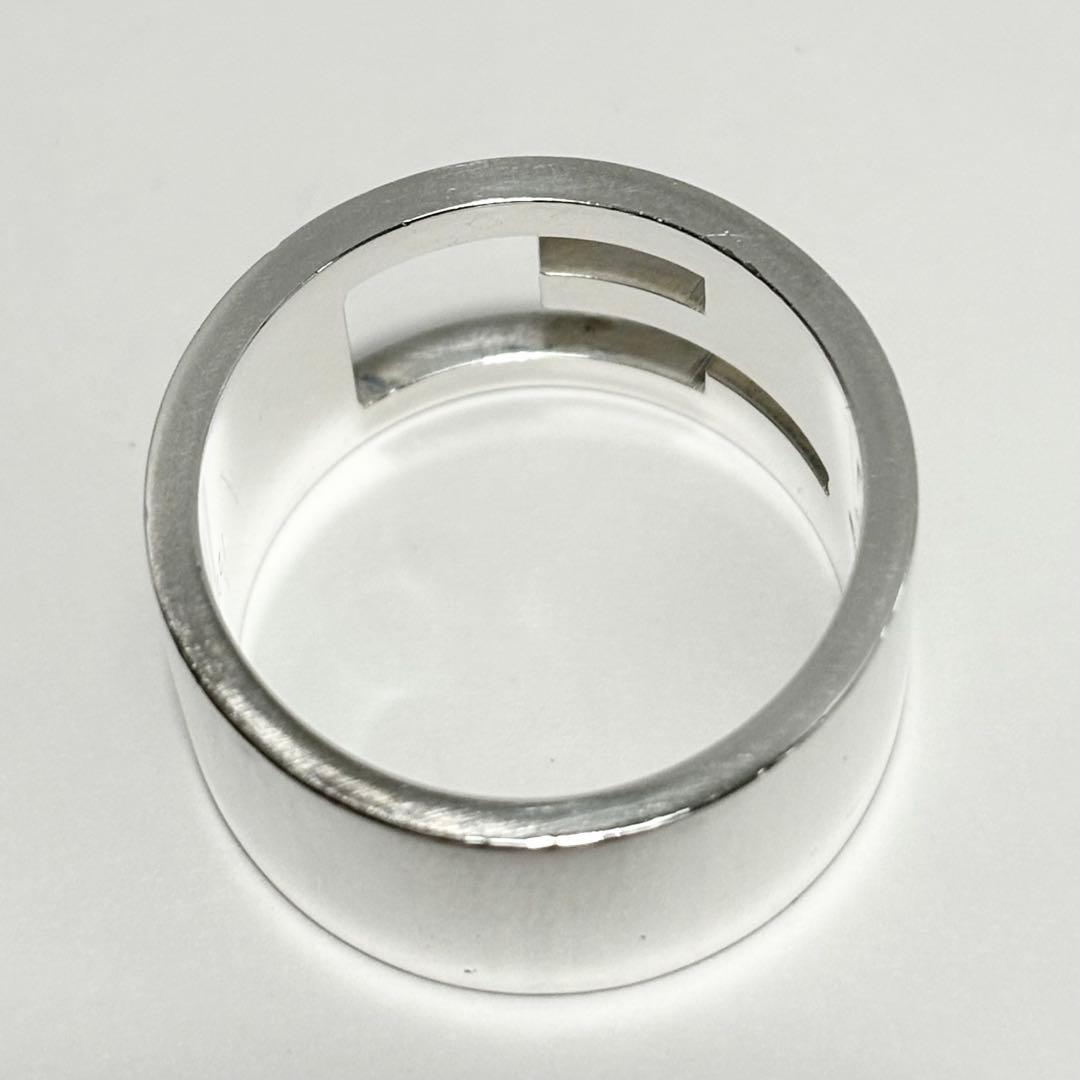 ✨美品✨GUCCI グッチ リング 指輪 ブランデッドG ロゴ 20号 シルバー