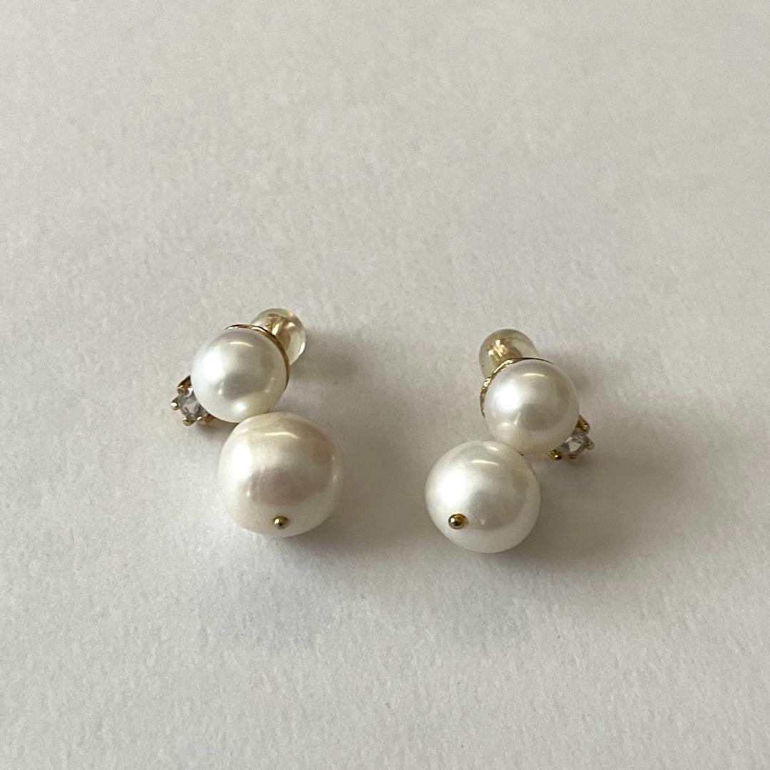 アクセサリー Chang Mee Brigitte K18 Pearl Earrings